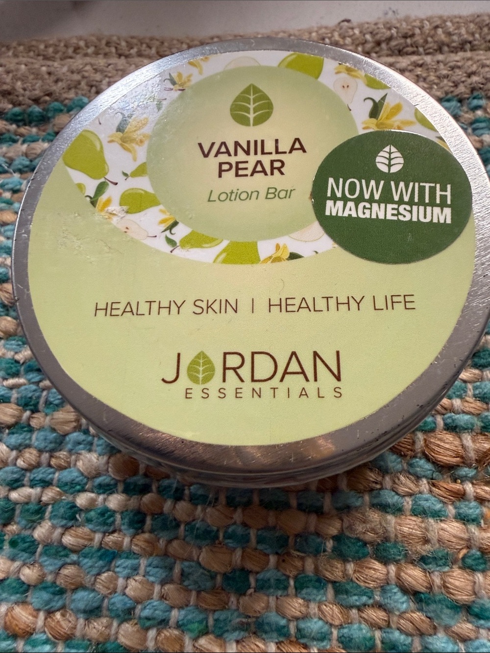 🍁Jordan Essentials Vanilla Pear Lotion Bar — Light Green